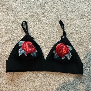Victoria’s Secret pink rose bralette medium